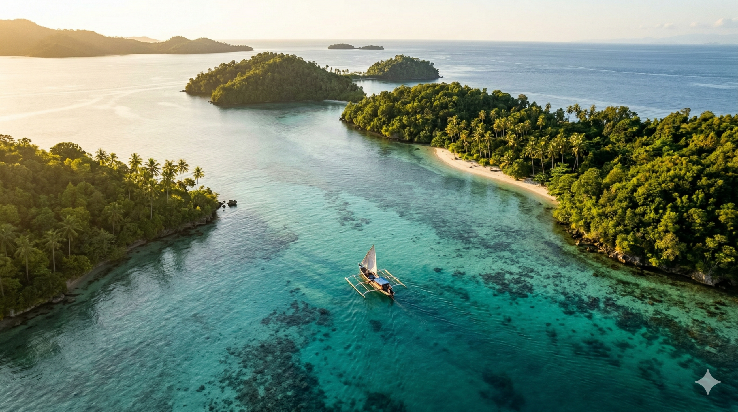 Green rolling Teletubbies hills Luwuk Banggai Sulawesi